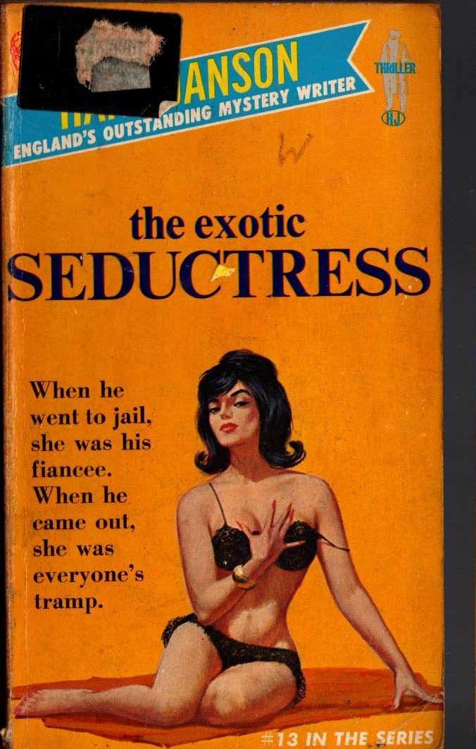 Hank Janson  THE EXOTIC SEDUCTRESS front book cover image