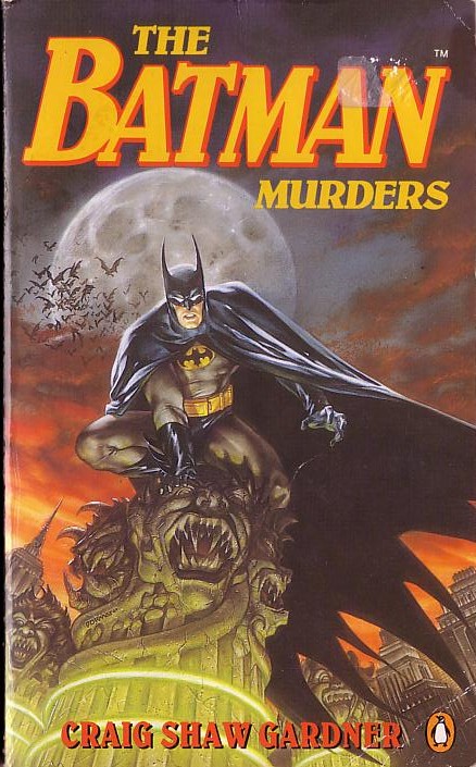Craig Shaw Gardner  THE BATMAN MURDERS front book cover image
