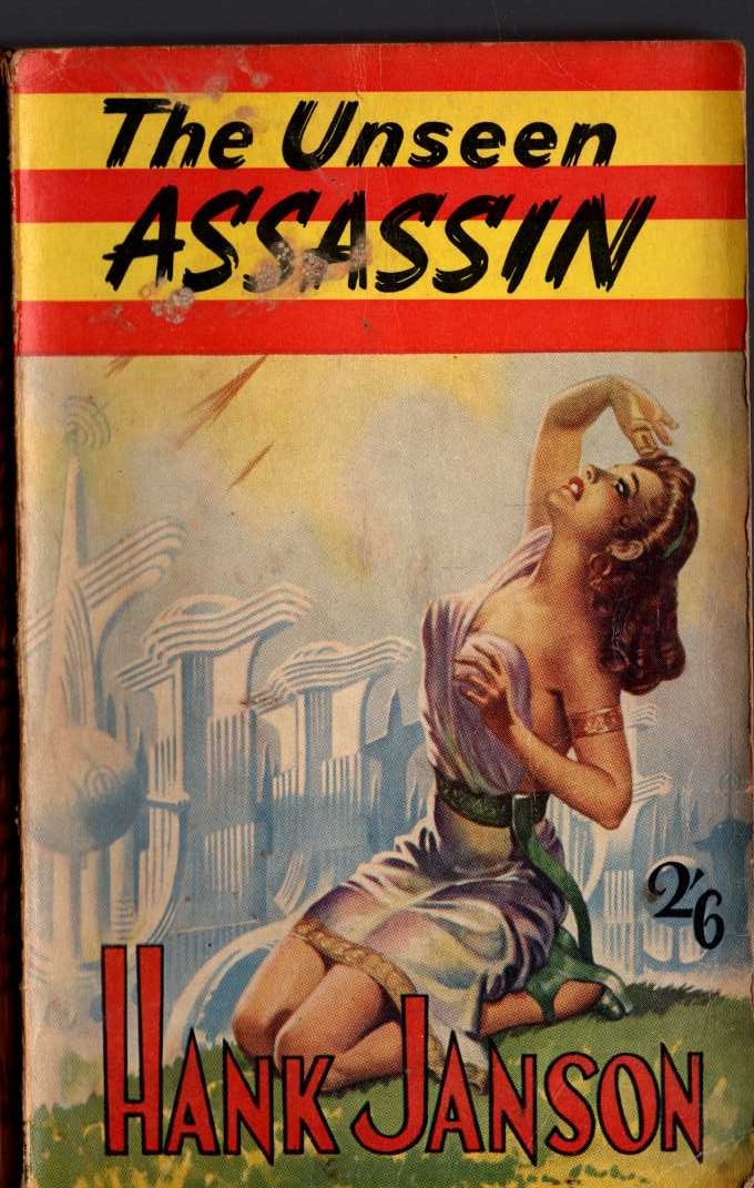 Hank Janson  THE UNSEEN ASSASSIN front book cover image