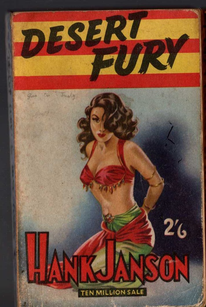 Hank Janson  DESERT FURY front book cover image