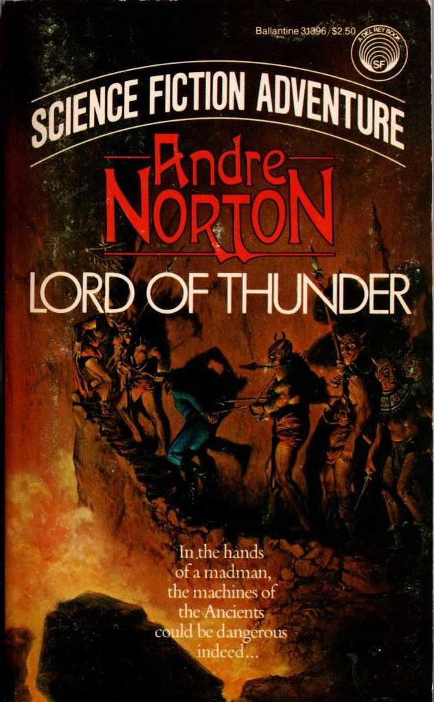 Andre Norton  LORD OF THUNDER front book cover image
