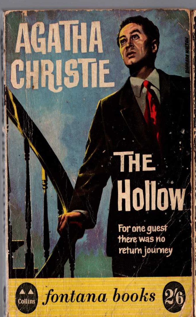 Agatha Christie  THE HOLLOW front book cover image