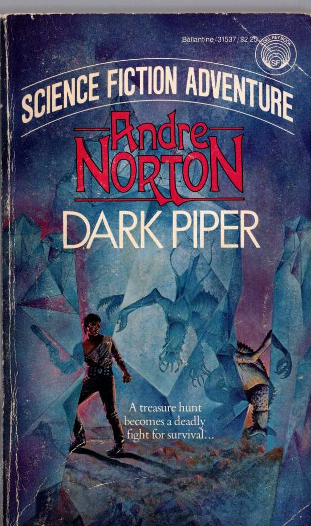 Andre Norton  DARK PIPER front book cover image