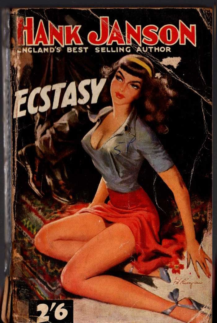 Hank Janson  ECSTASY front book cover image