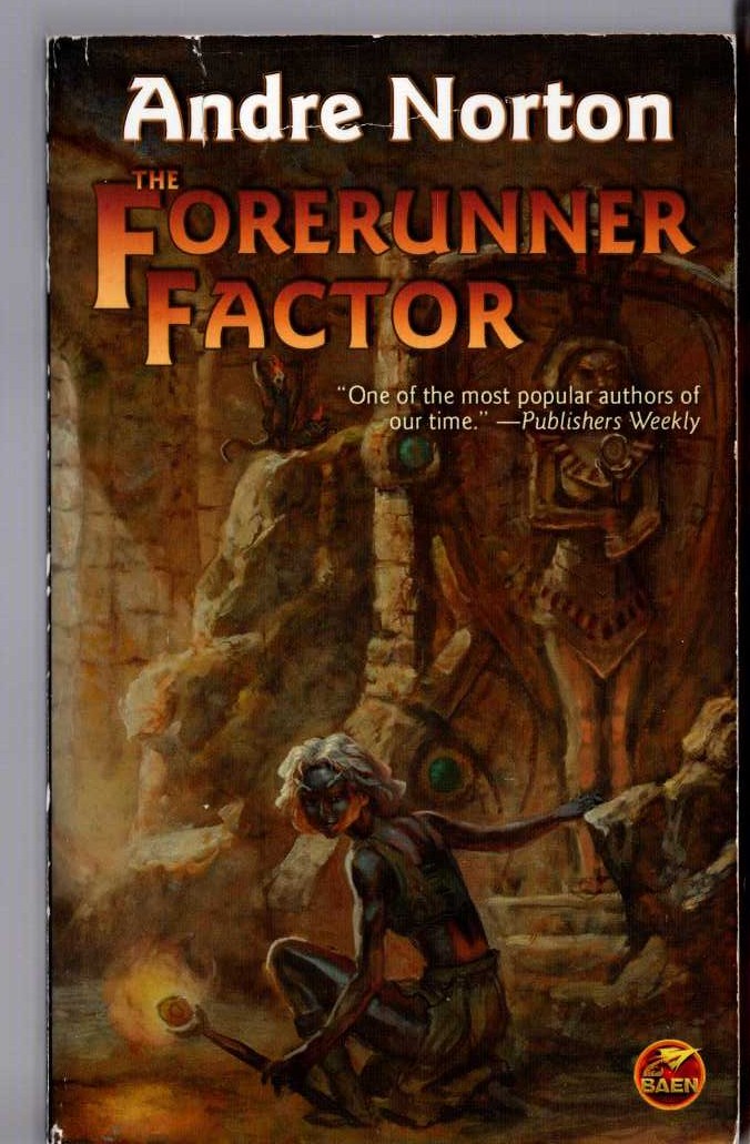 Andre Norton  THE FORERUNNER FACTOR front book cover image
