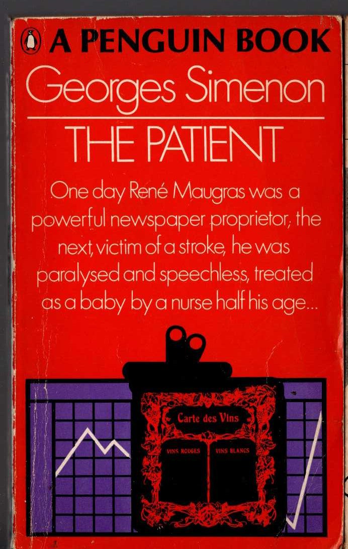 Georges Simenon  THE PATIENT front book cover image