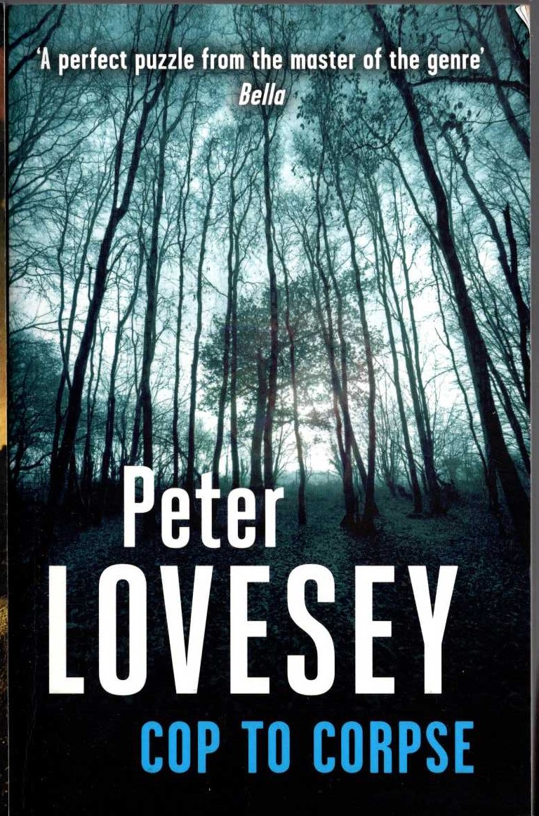 Peter Lovesey  COP TO CORPSE front book cover image