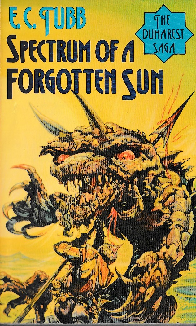 E.C. Tubb  SPECTRUM OF A FORGOTTEN SUN front book cover image