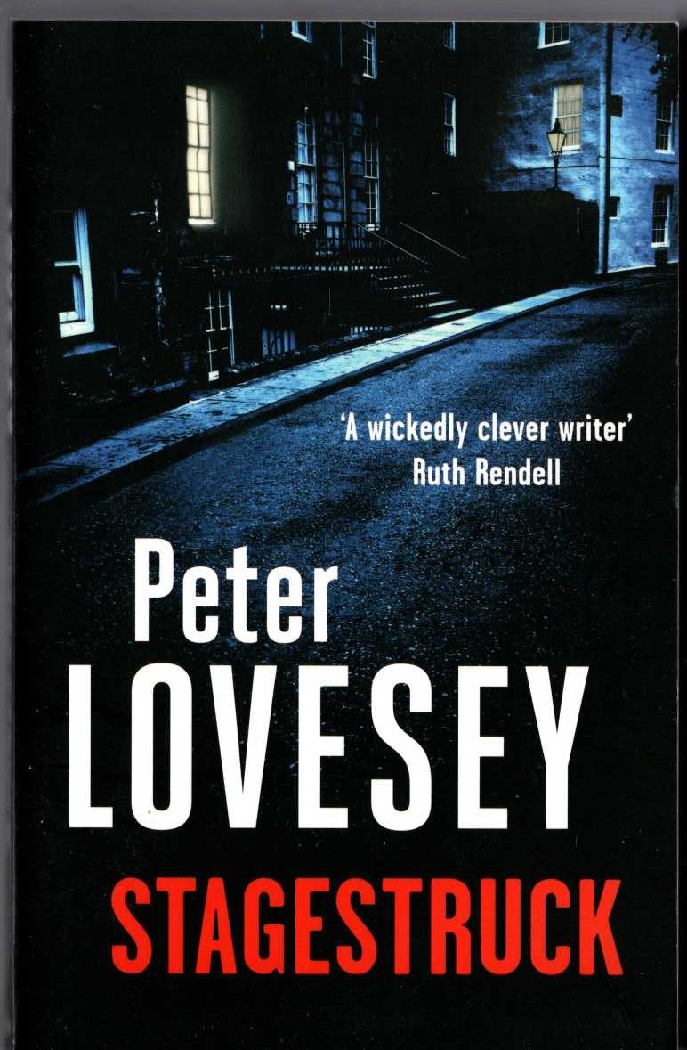 Peter Lovesey  STAGESTRUCK front book cover image