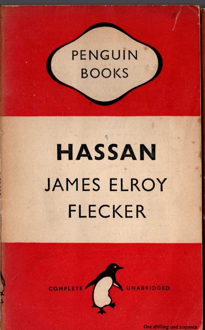 James Elroy Flecker  HASSAN front book cover image