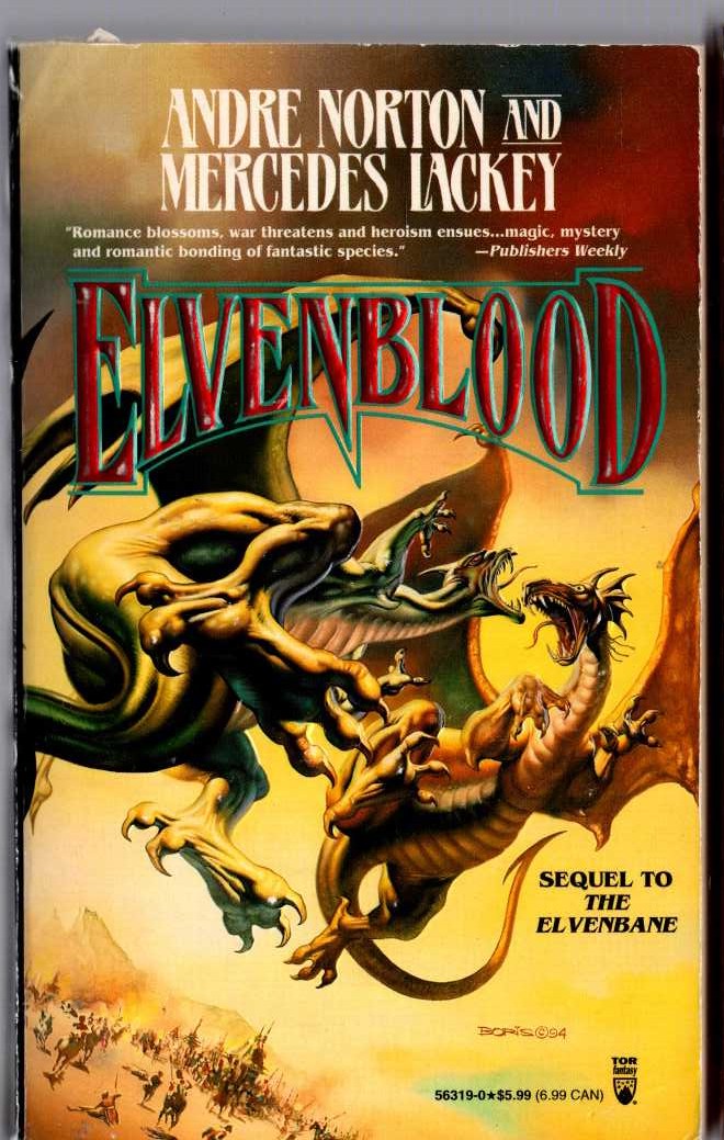 (Norton, Andre & Lackey, Mercedes) ELVENBLOOD front book cover image