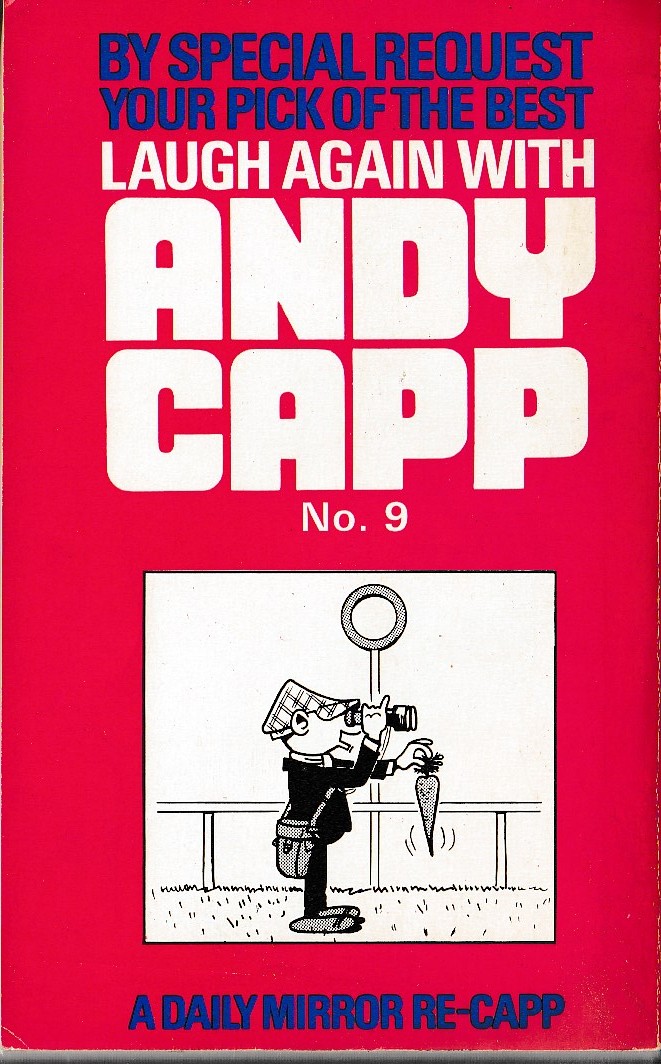 Reg Smythe  LAUGH AGAIN WITH ANDY CAPP No.9 magnified rear book cover image