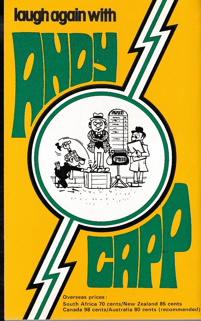 Reg Smythe  LAUGH AGAIN WITH ANDY CAPP No.15 magnified rear book cover image