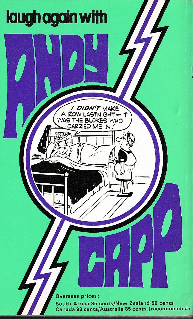 Reg Smythe  LAUGH AGAIN WITH ANDY CAPP No.17 magnified rear book cover image