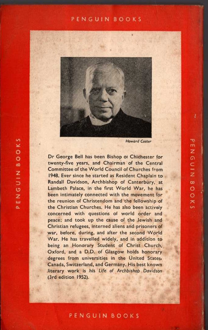 The Bishop of Chichester  THE KINGSHIP OF CHRIST magnified rear book cover image