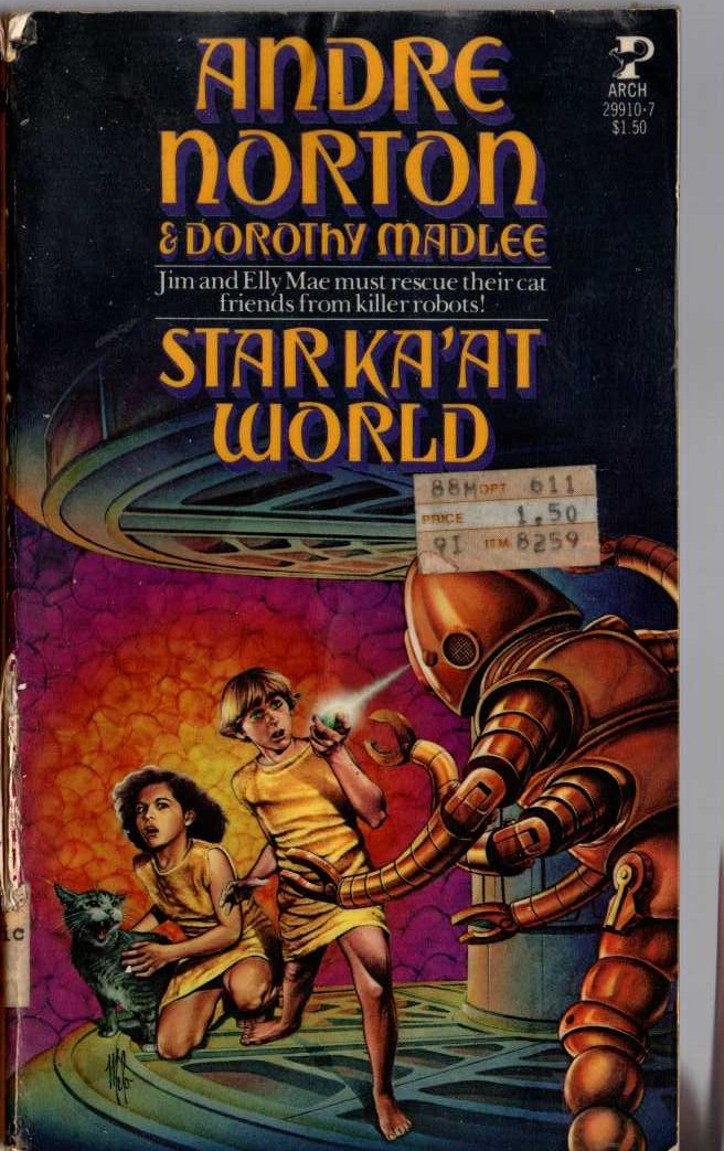 Andre Norton  STAR KA'AT WORLD front book cover image