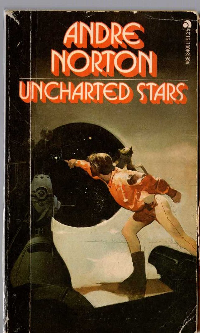 Andre Norton  UNCHARTED STARS front book cover image