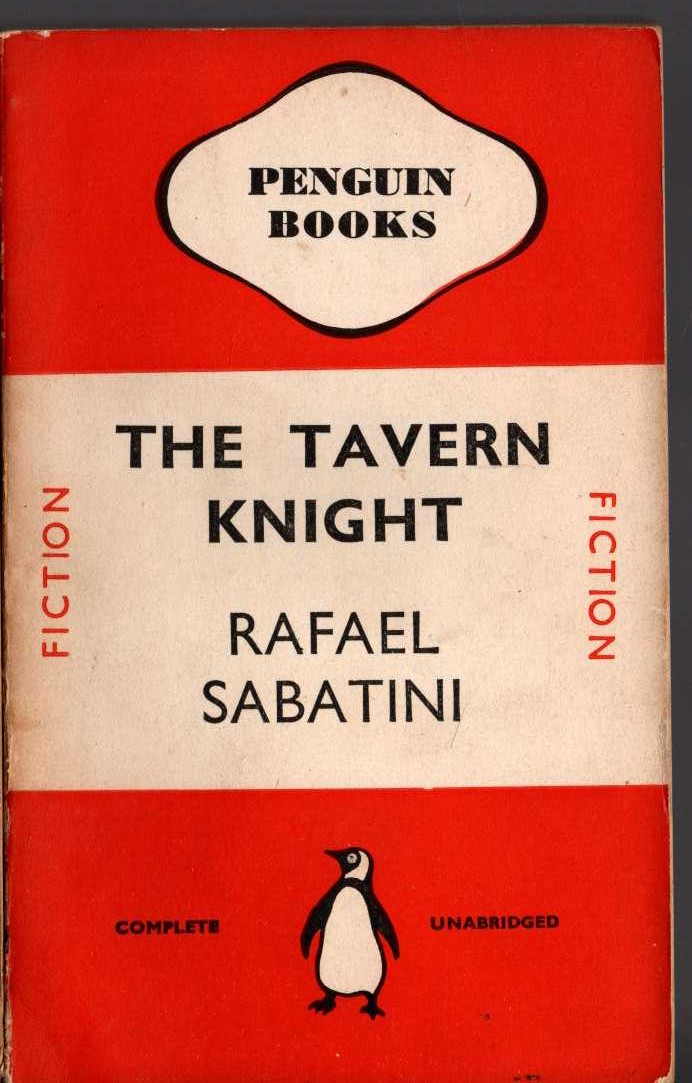 Rafael Sabatini  THE TAVERN KNIGHT front book cover image