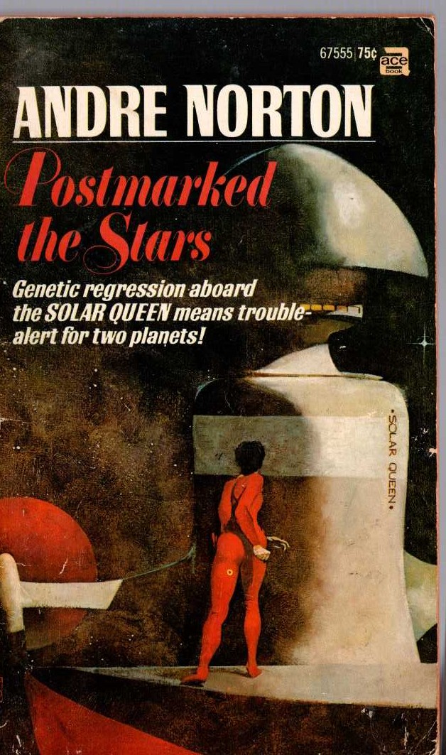 Andre Norton  POSTMARKED THE STARS front book cover image
