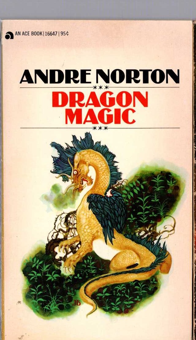 Andre Norton  DRAGON MAGIC front book cover image