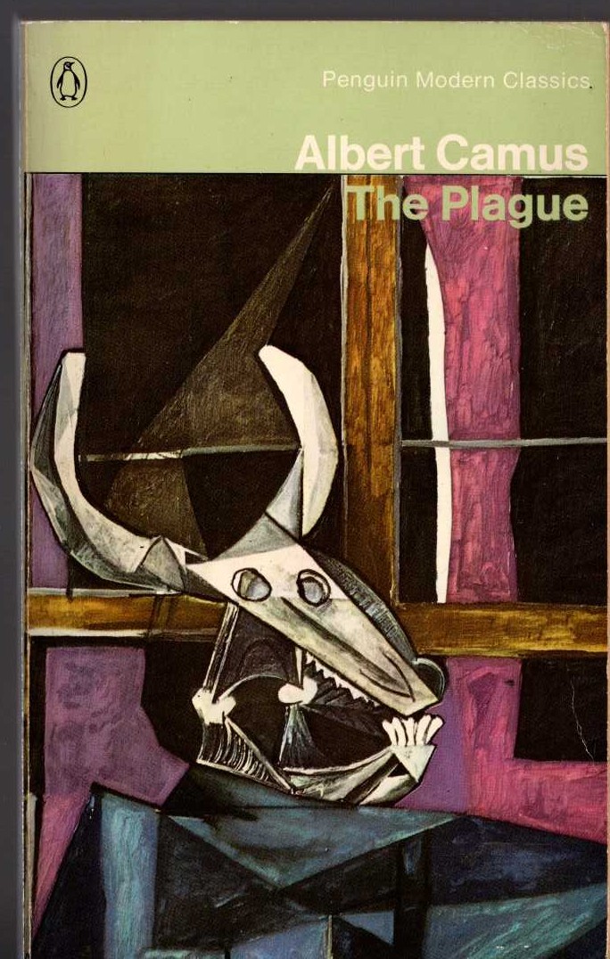 Albert Camus  THE PLAGUE front book cover image