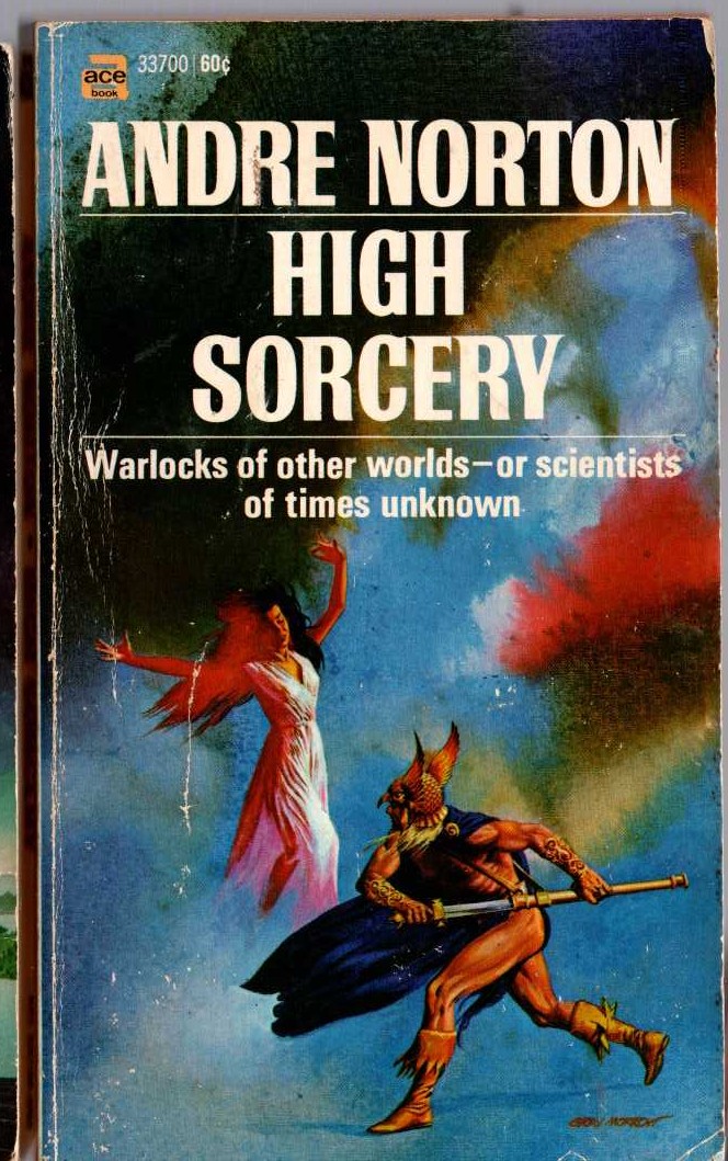Andre Norton  HIGH SORCERY front book cover image