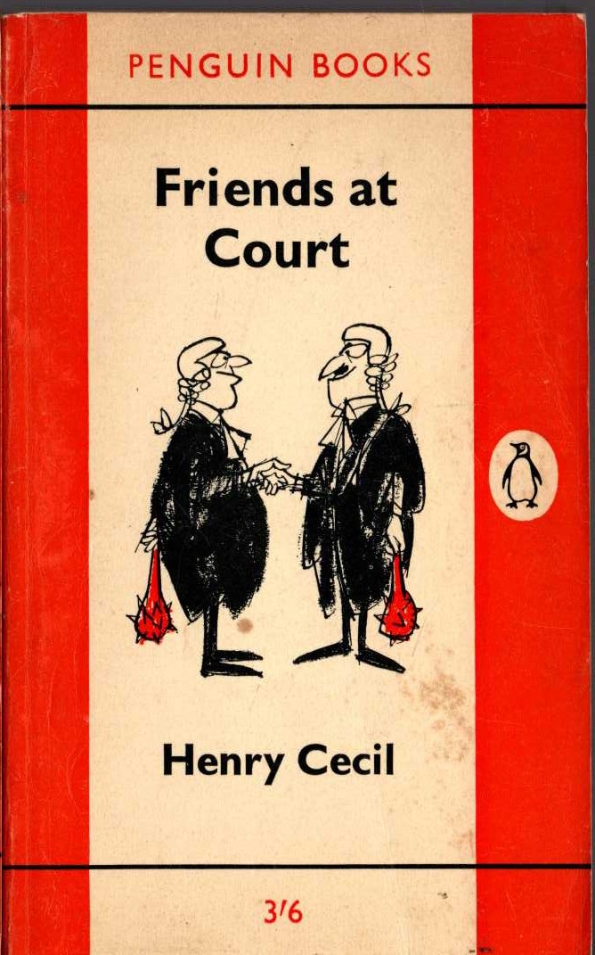 Henry Cecil  FRIENDS AT COURT front book cover image