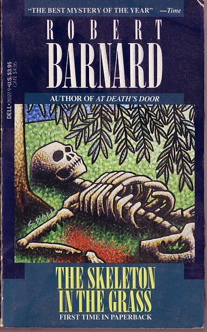 Robert Barnard  THE SKELETON IN THE GRASS front book cover image