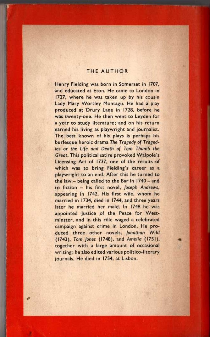 Arthur Upfield  THE BONE IS POINTED magnified rear book cover image