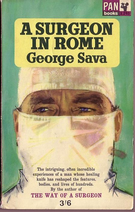 George Sava  A SURGEON IN ROME front book cover image