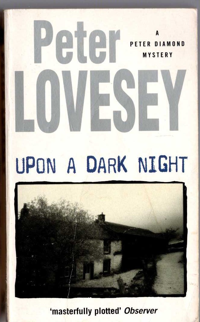 Peter Lovesey  UPON A DARK NIGHT front book cover image