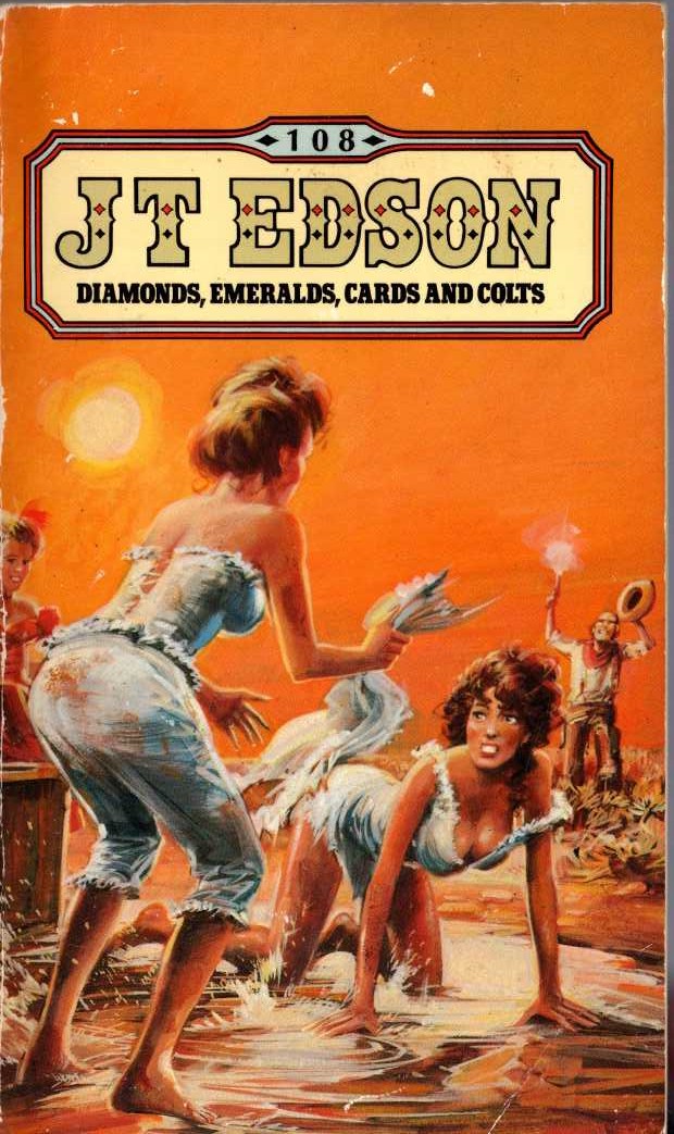 J.T. Edson  DIAMONDS, EMERALDS, CARDS AND COLTS front book cover image