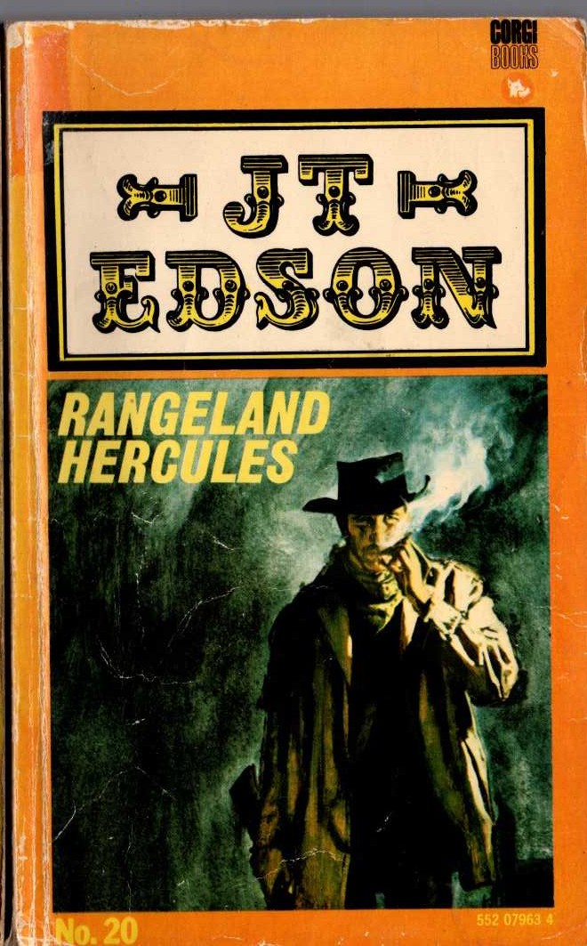 J.T. Edson  RANGELAND HERCULES front book cover image
