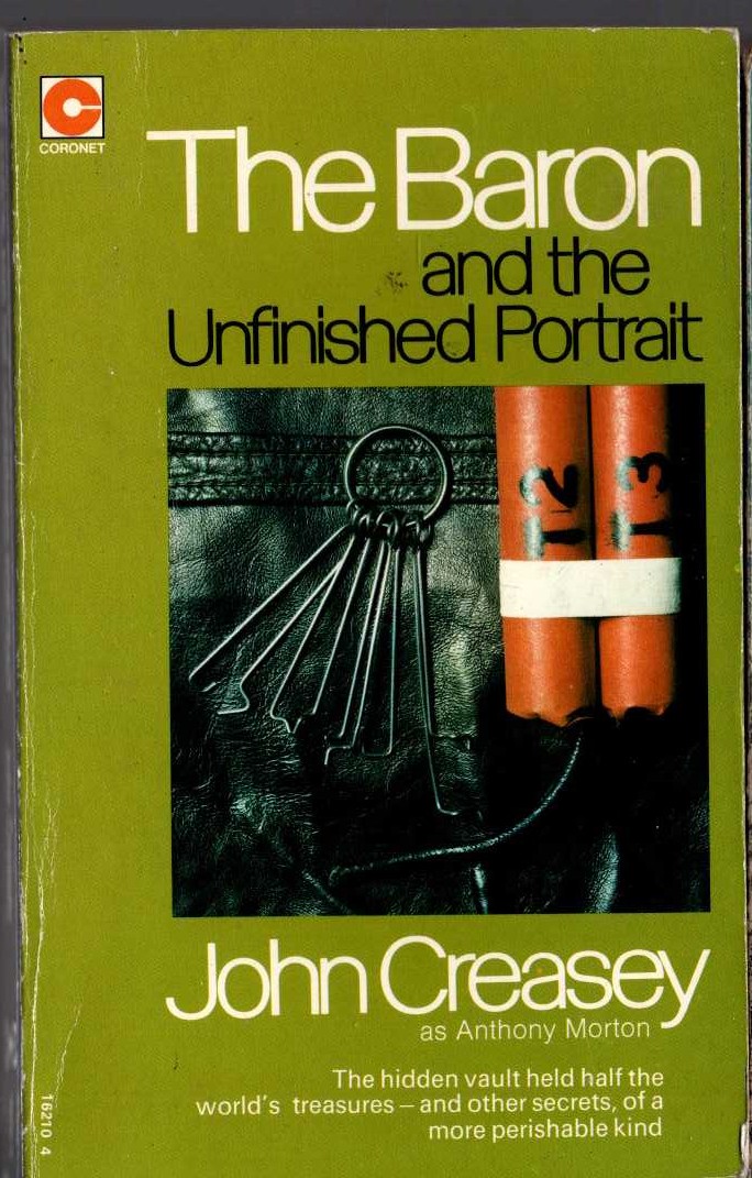 Anthony Morton  THE BARON AND THE UNFINISHED PORTRAIT front book cover image