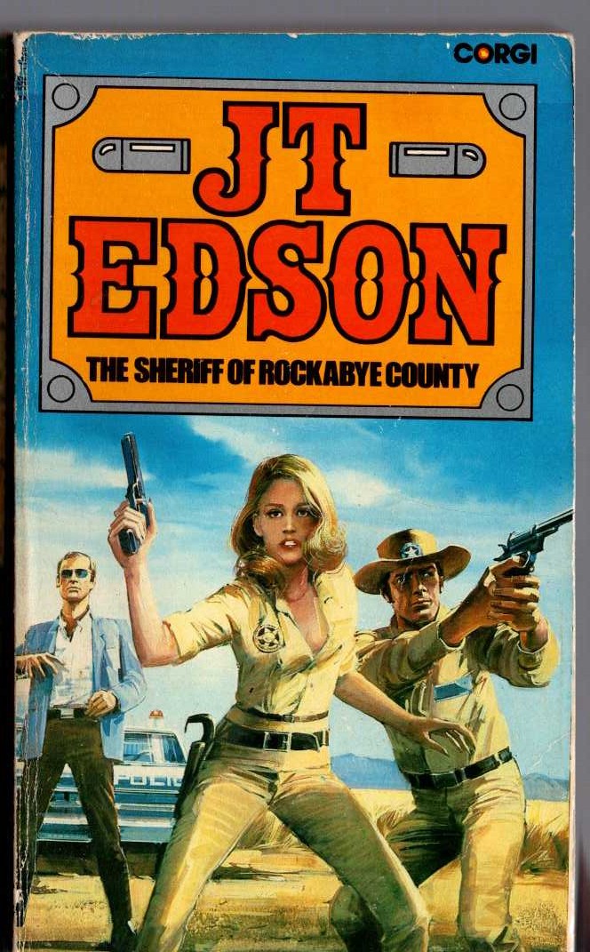 J.T. Edson  THE SHERIFF OF ROCKABYE COUNTY front book cover image