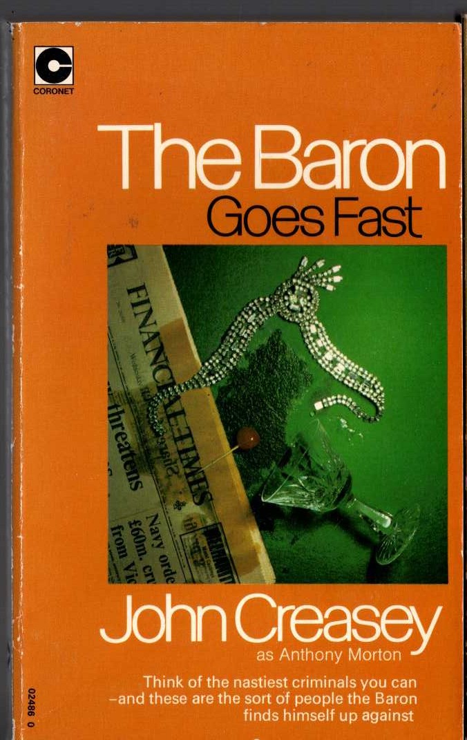 Anthony Morton  THE BARON GOES FAST front book cover image
