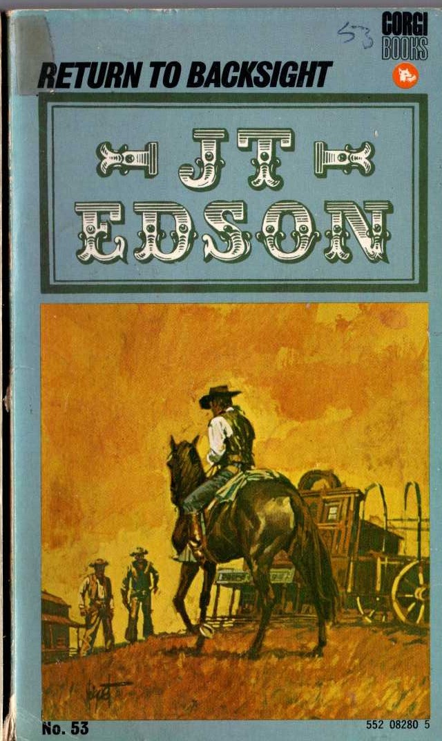 J.T. Edson  RETURN TO BACKSIGHT front book cover image