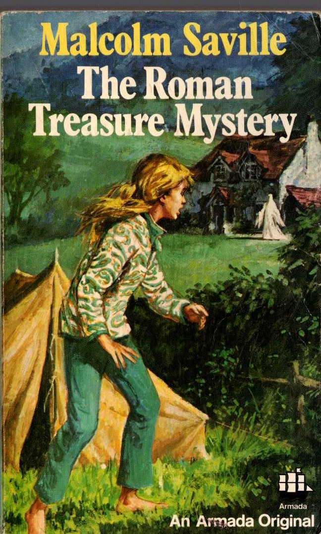 Malcolm Saville  THE ROMAN TREASURE MYSTERY front book cover image
