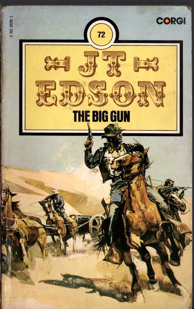 J.T. Edson  THE BIG GUN front book cover image