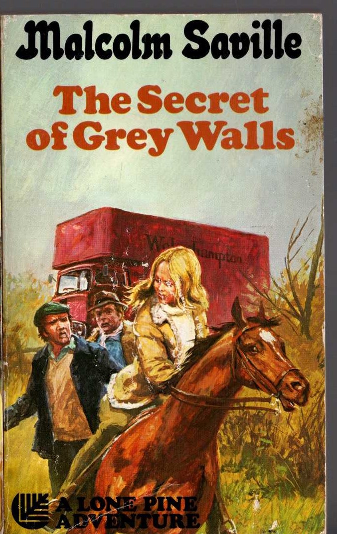 Malcolm Saville  THE SECRET OF GREY WALLS front book cover image