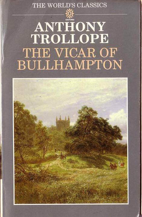 Anthony Trollope  THE VICAR OF BULLHAMPTON front book cover image