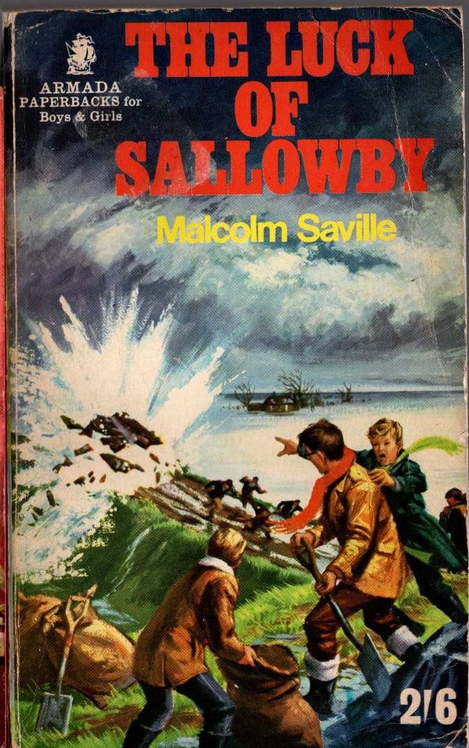 Malcolm Saville  THE LUCK OF SALLOWBY front book cover image