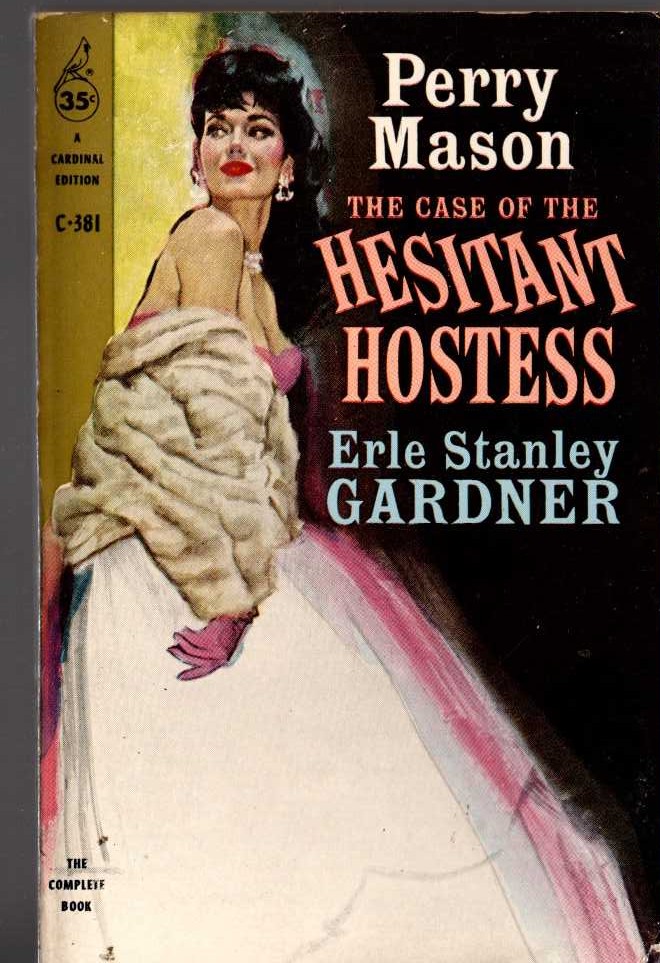 Erle Stanley Gardner  THE CASE OF THE HESITANT HOSTESS front book cover image