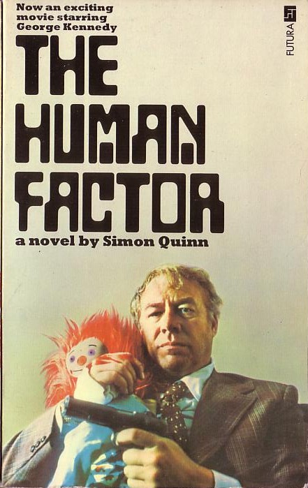 Simon Quinn  THE HUMAN FACTOR (George Kennedy) front book cover image