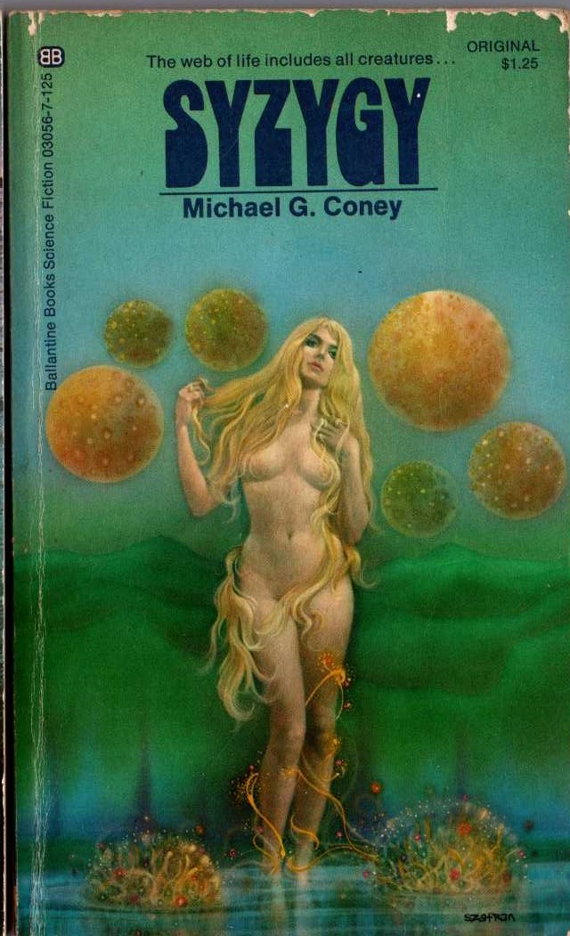 Michael Coney  SYZYGY front book cover image