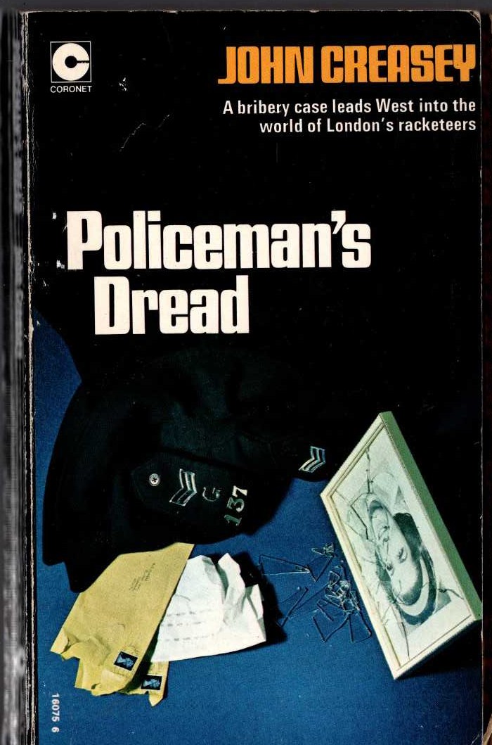 John Creasey  POLICEMAN'S DREAD front book cover image
