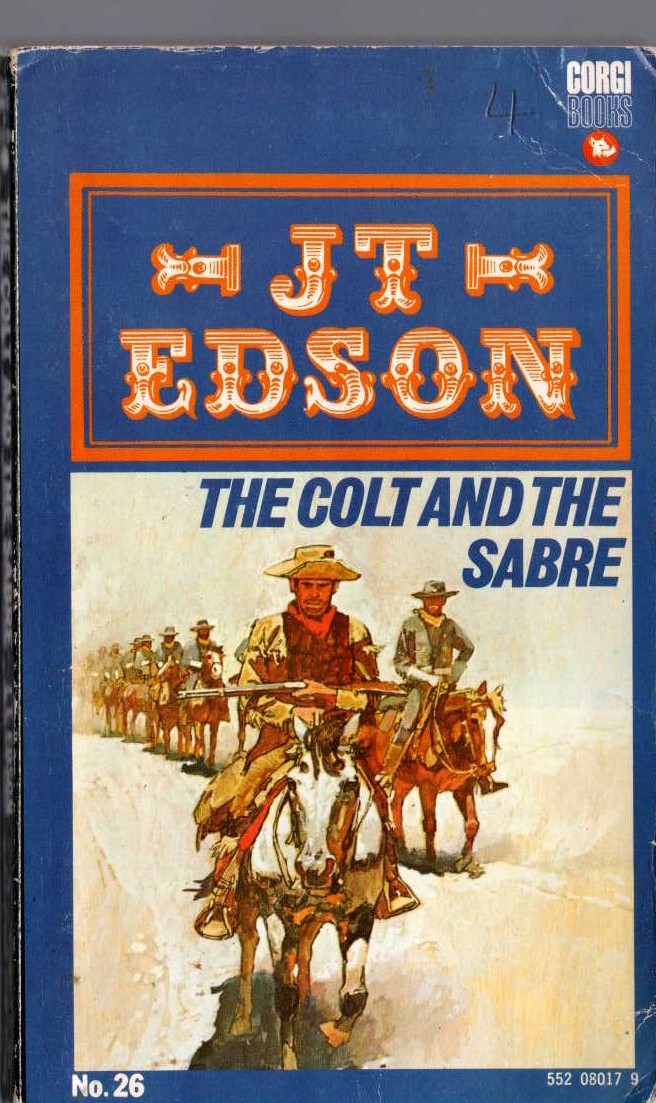 J.T. Edson  THE COLT AND THE SABRE front book cover image