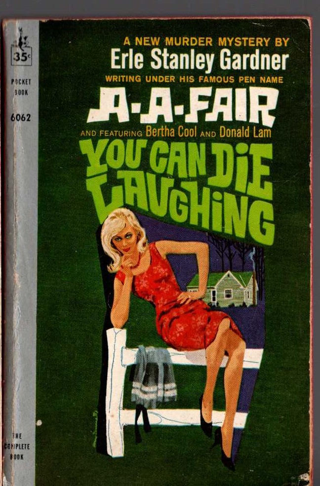 A.A. Fair  YOU CAN DIE LAUGHING front book cover image