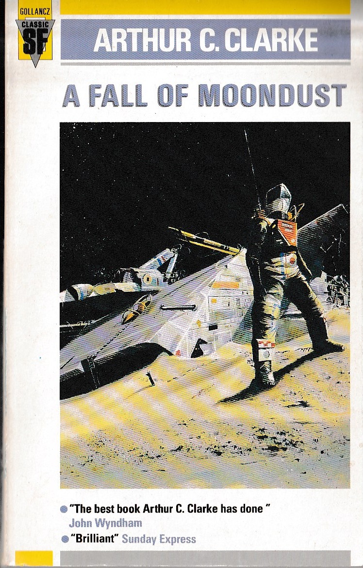 Arthur C. Clarke  A FALL OF MOONDUST front book cover image