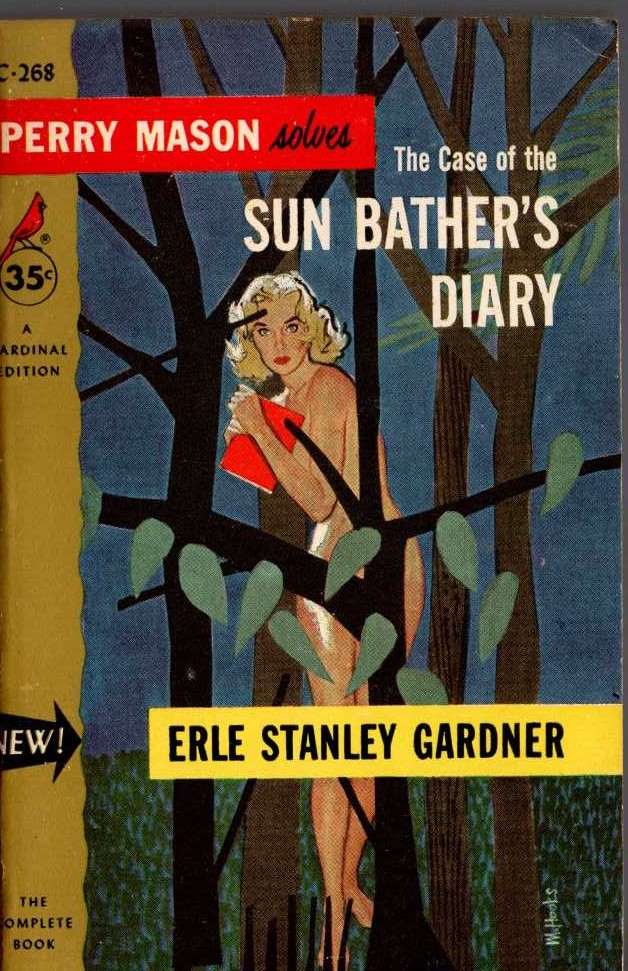 Erle Stanley Gardner  THE CASE OF THE SUN BATHER'S DIARY front book cover image